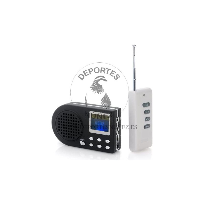 10w. RECLAMO ELECTRÓNICO CON MANDO