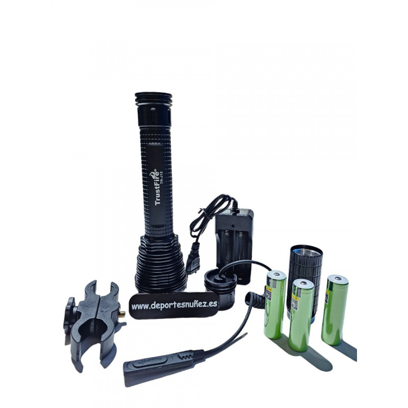 PACK TRUSTFIRE 4500 LUMENS 5 LEDS UN SOLO MODO