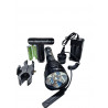 PACK TRUSTFIRE 4500 LUMENS 5 LEDS UN SOLO MODO